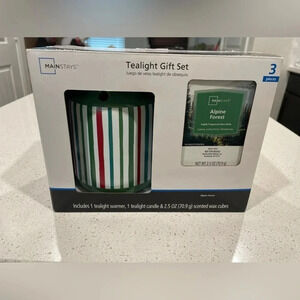 Mainstays tea light gift set alpine forest scent